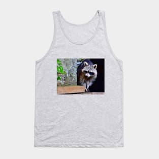 A Shy Raccoon Tank Top